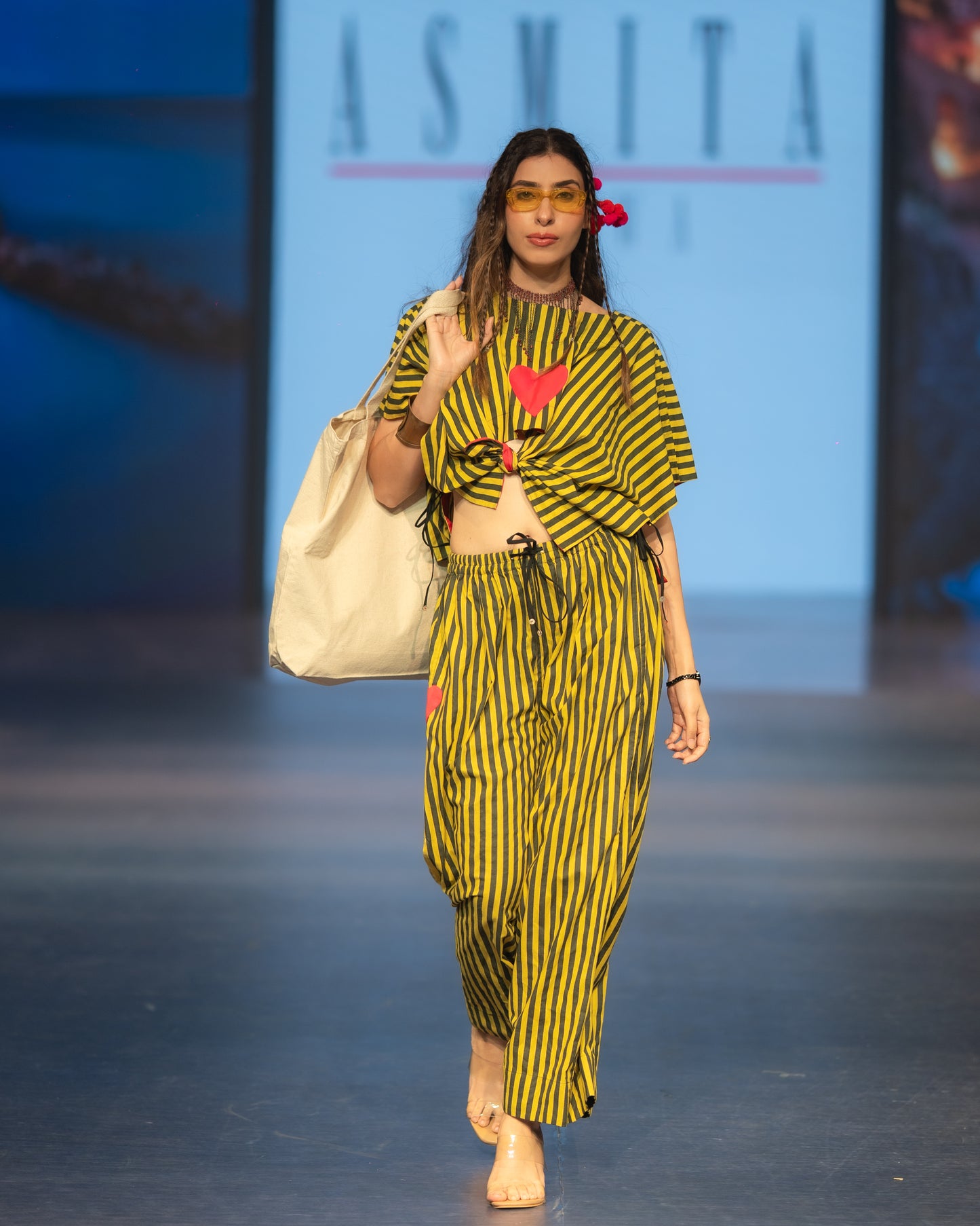 Stripes Short Kaftan