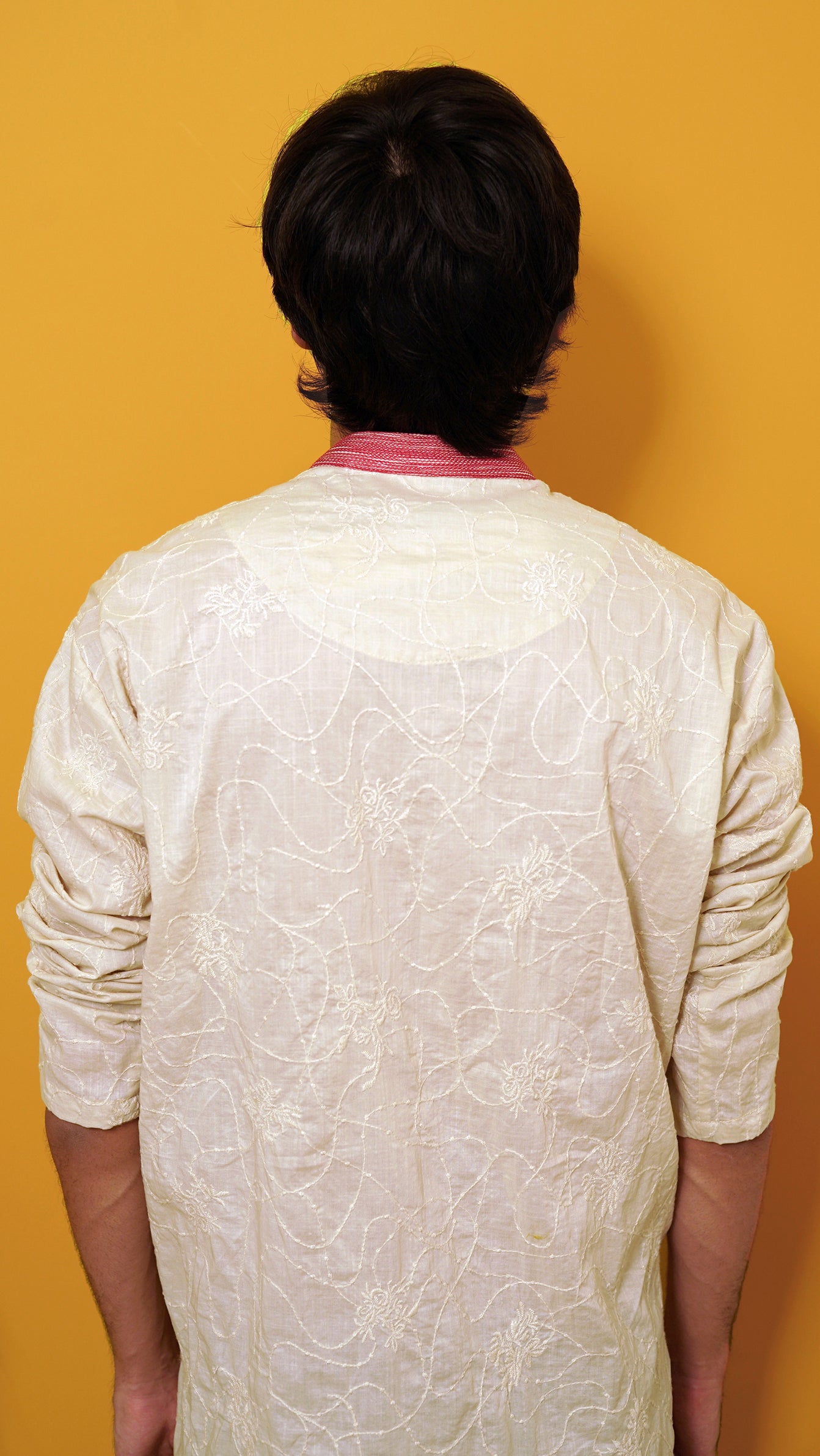 Off white short kurta
