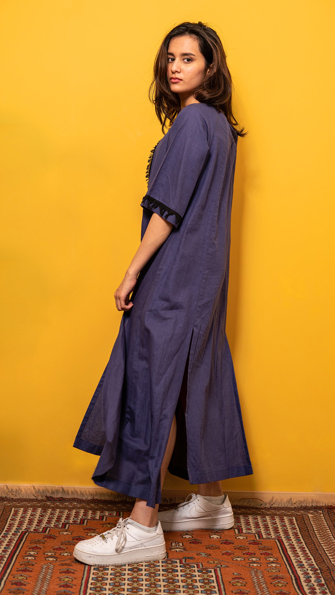 Linen Slit kurta