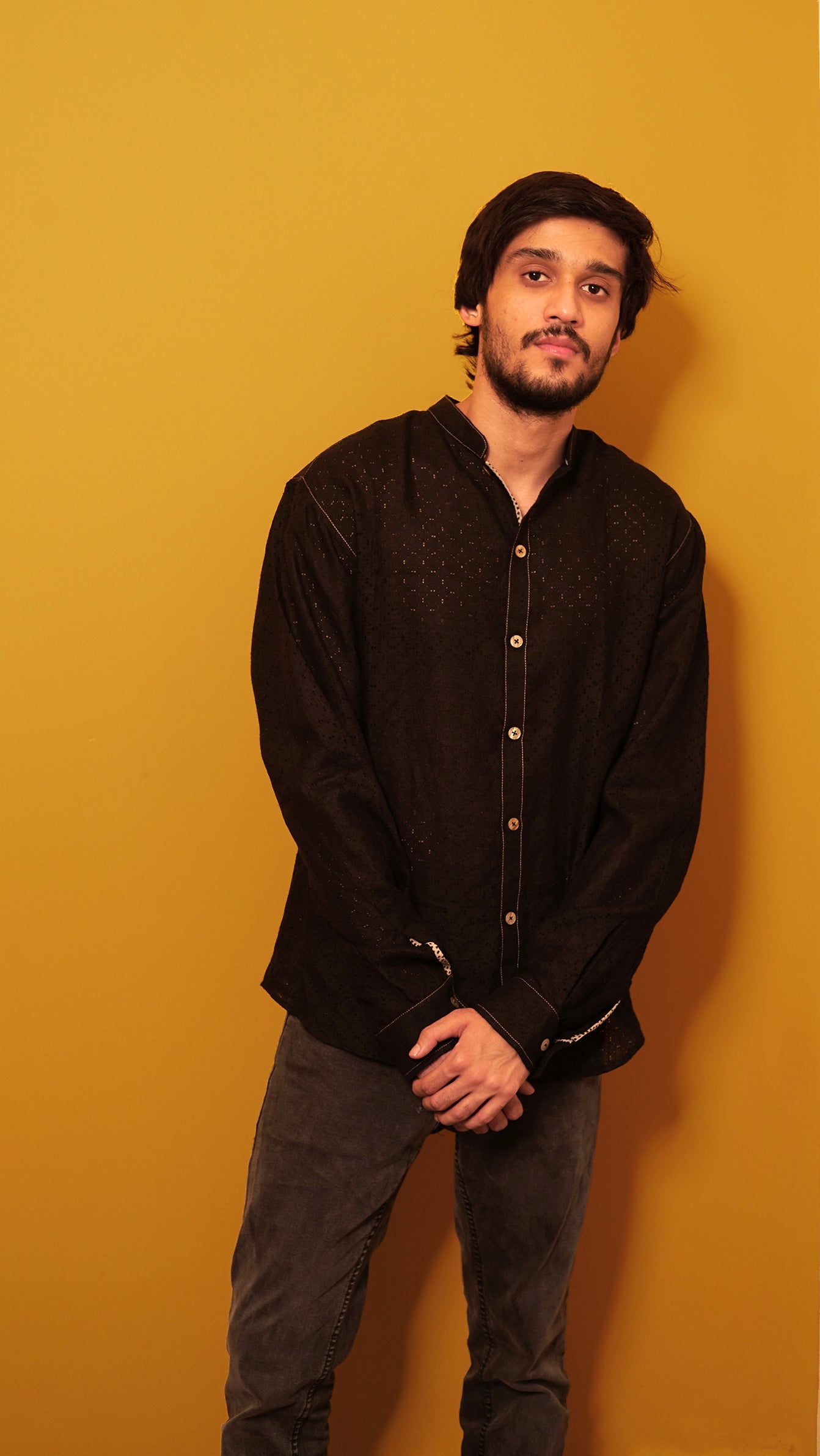 Black Cut work shirt