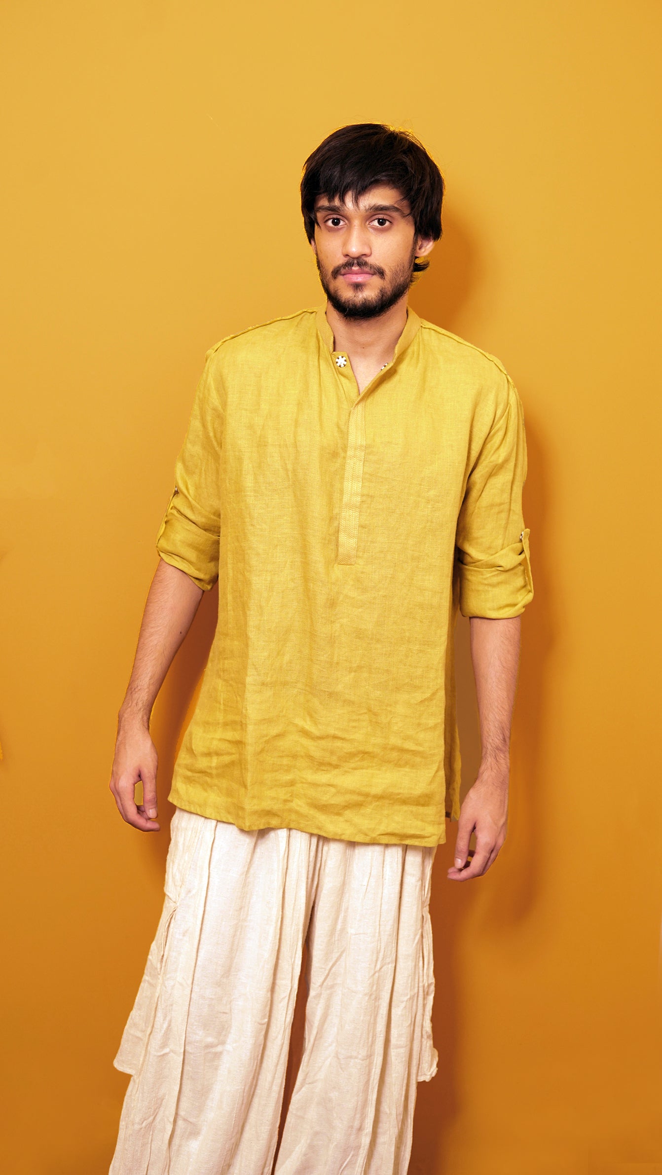 Linen kurta shirt