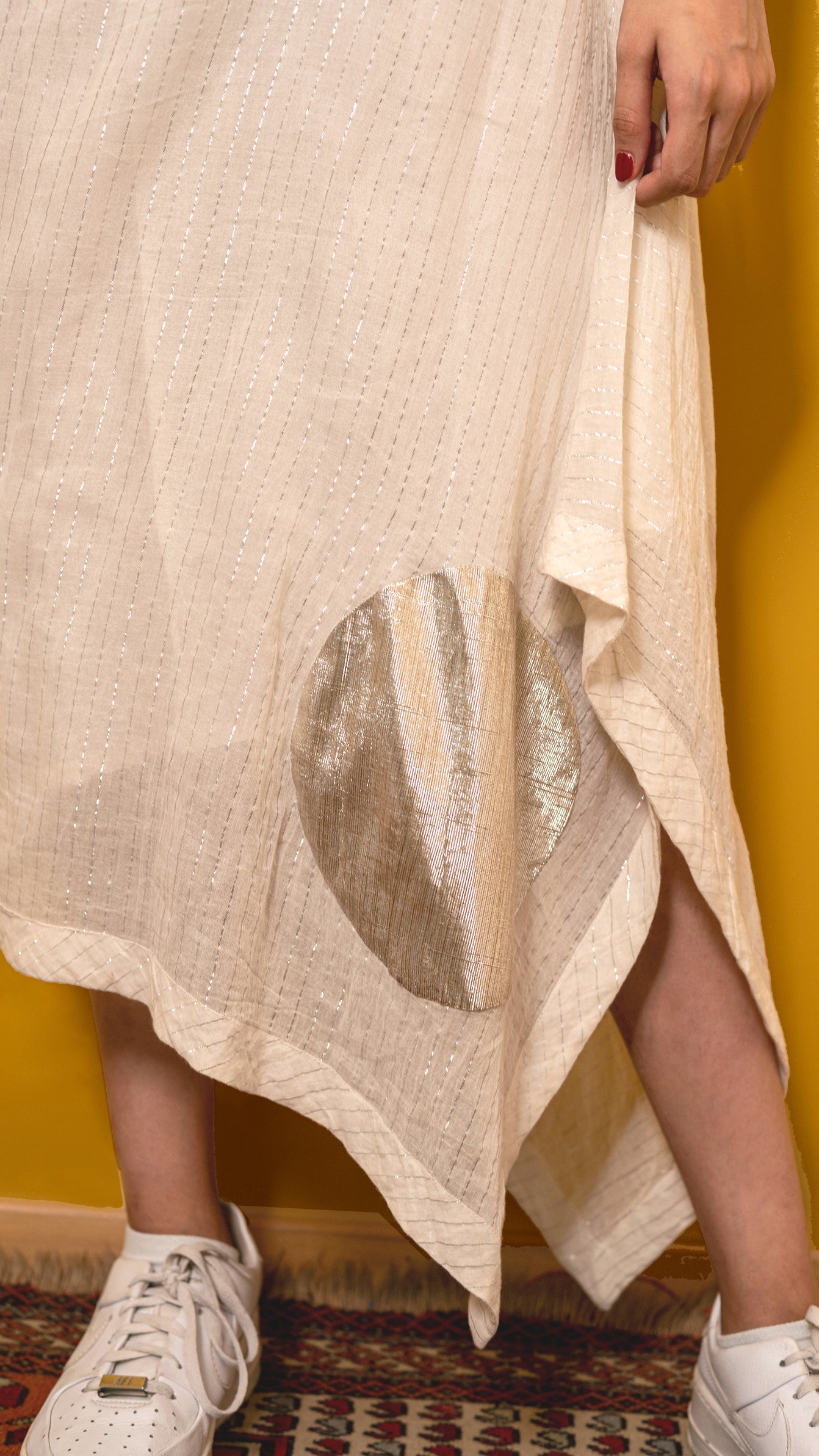 Asymmetrical Cowl Strap Dress