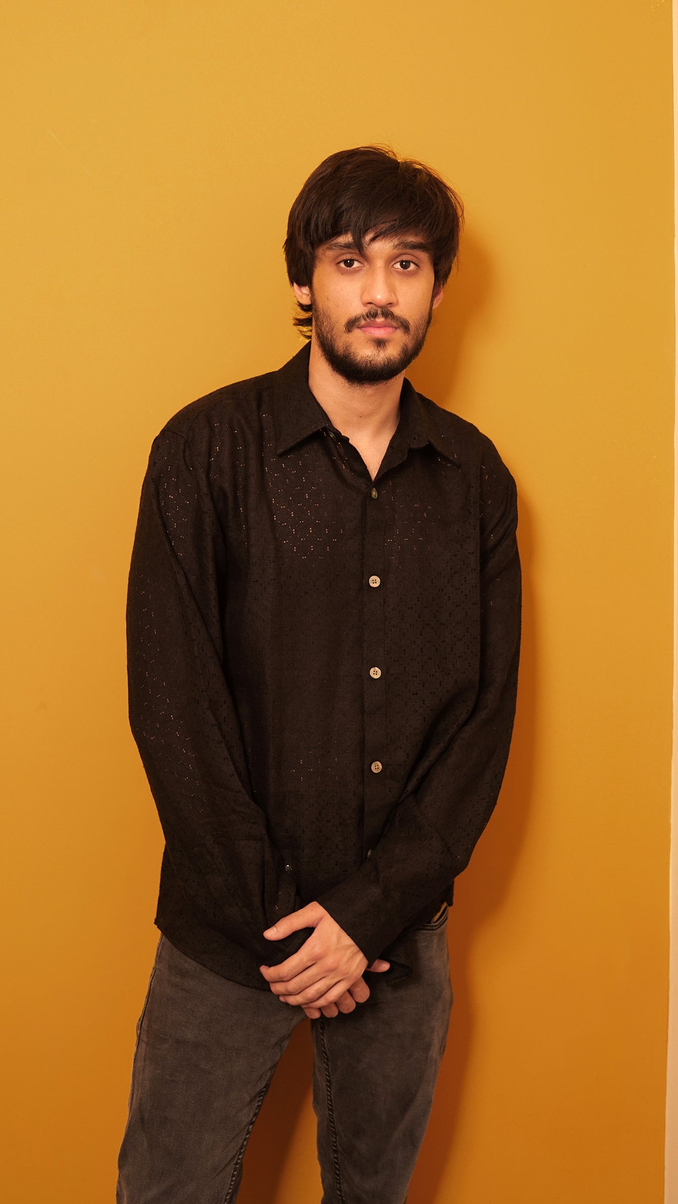 Black Cut work shirt