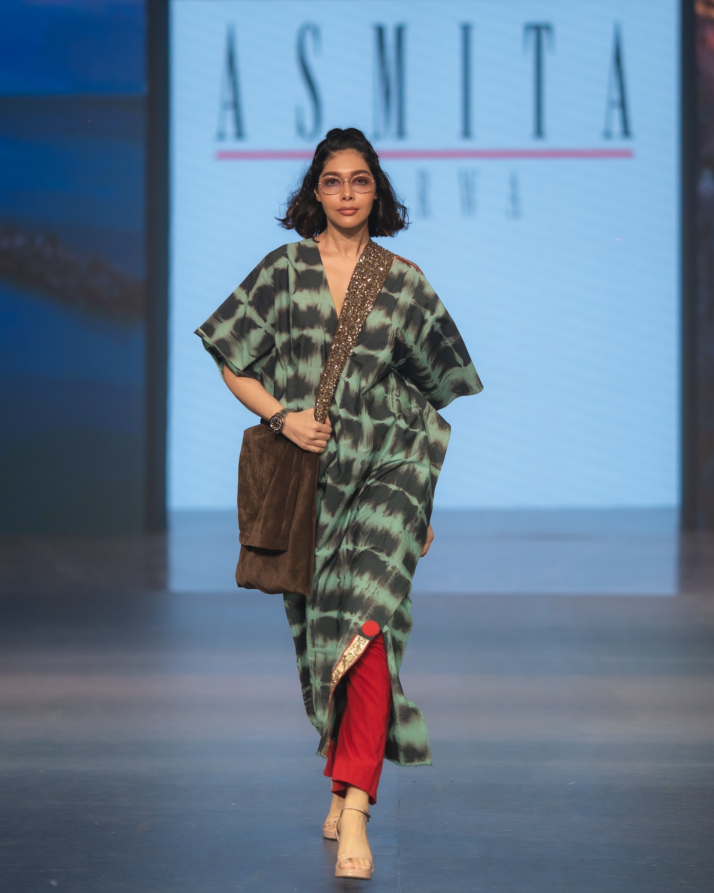 Tie-Dye Kaftan with pants Set