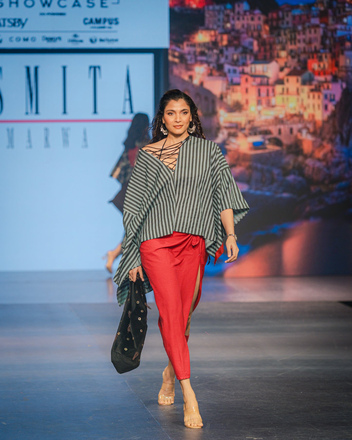 Stripes Long Kaftan