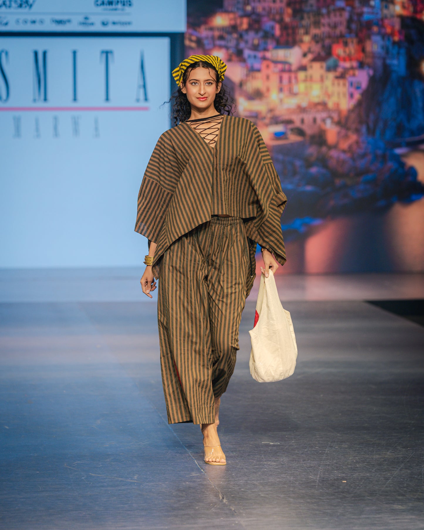 Stripes Long Kaftan