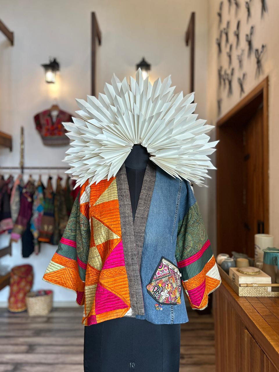 Pulkari Jacket With Denim