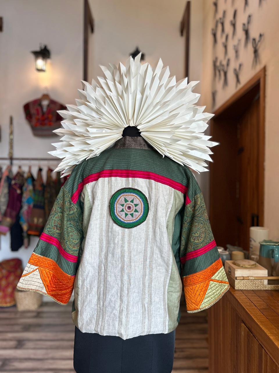 Pulkari Jacket With Denim