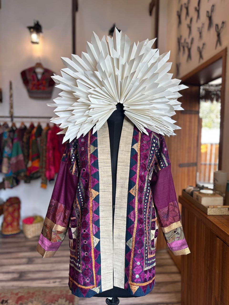 Purple Re-crafted jacket